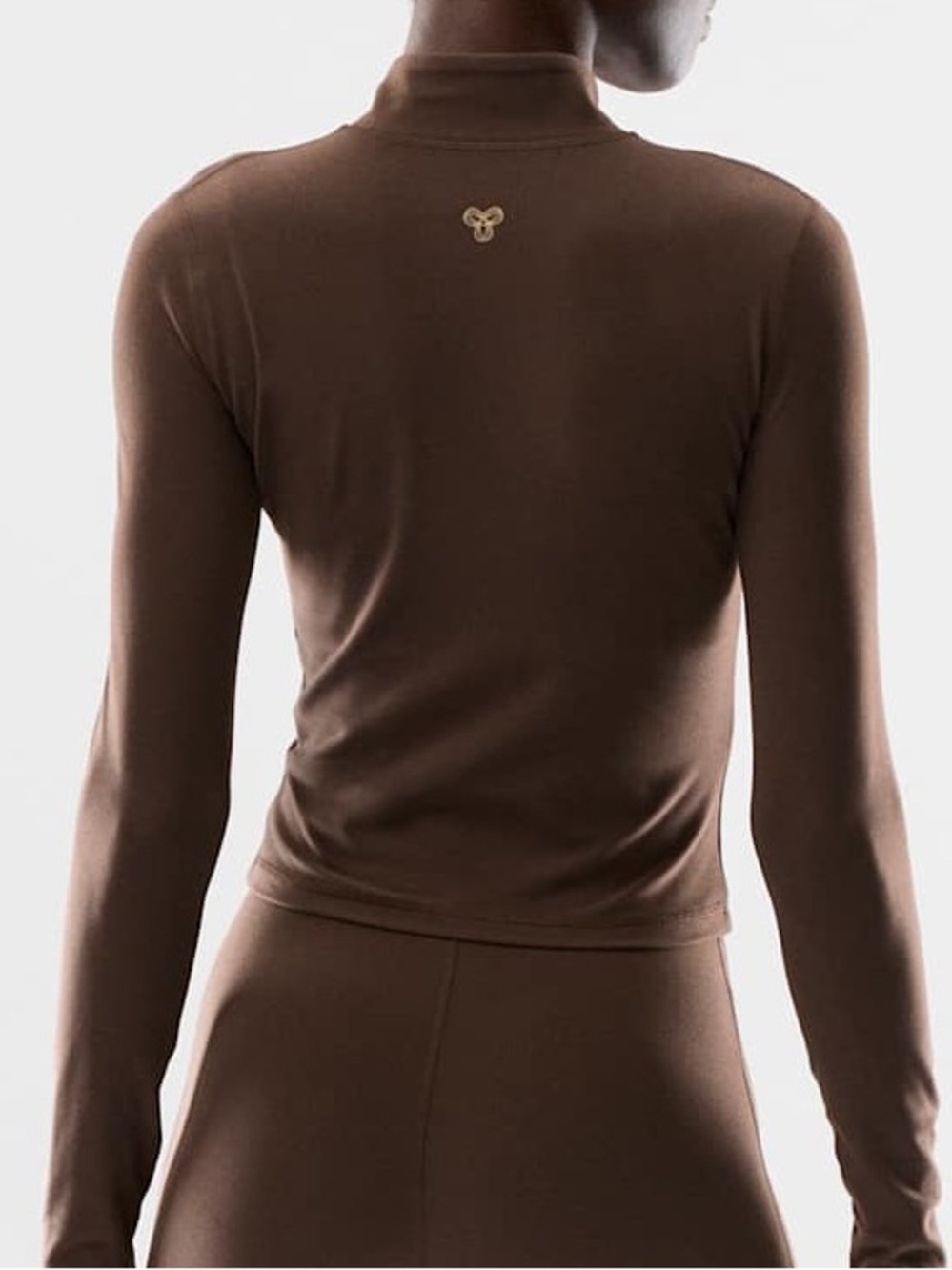 Aritzia BUTTER Limit Zip-Up XS brown